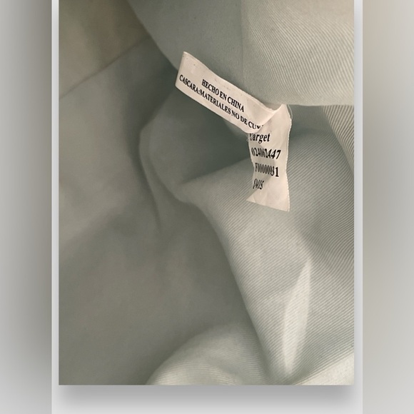 Merona Aqua Crossbody/Shoulder Tote Pebble Faux Leather Adjustable Large - Picture 7 of 9